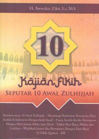 10 kajian fikih seputar 10 awal zulhijjah